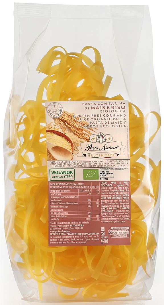 MAHE MAISI JA RIISI TAGLIATELLE 250 g